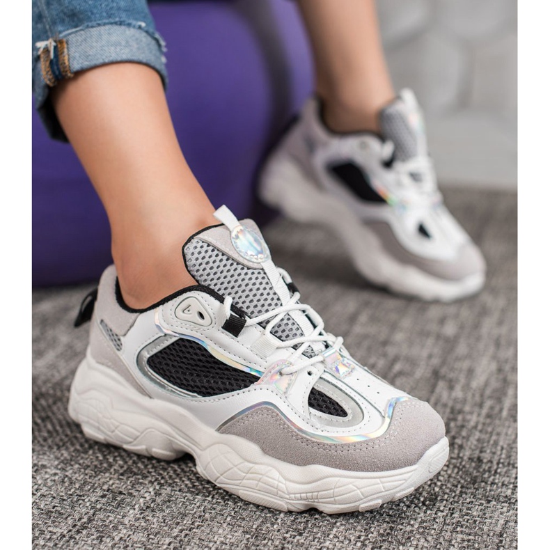 SHELOVET Adidași cu plasă multicolor 2 SHELOVET Adidași cu plasă multicolor 2