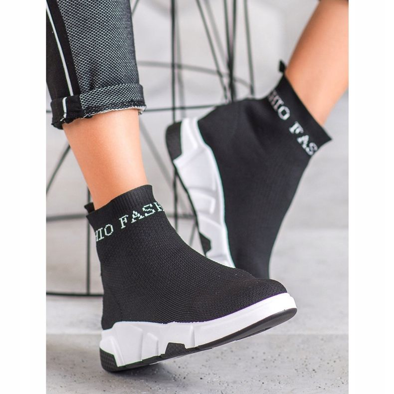 SHELOVET Încălțăminte de modă negru 2