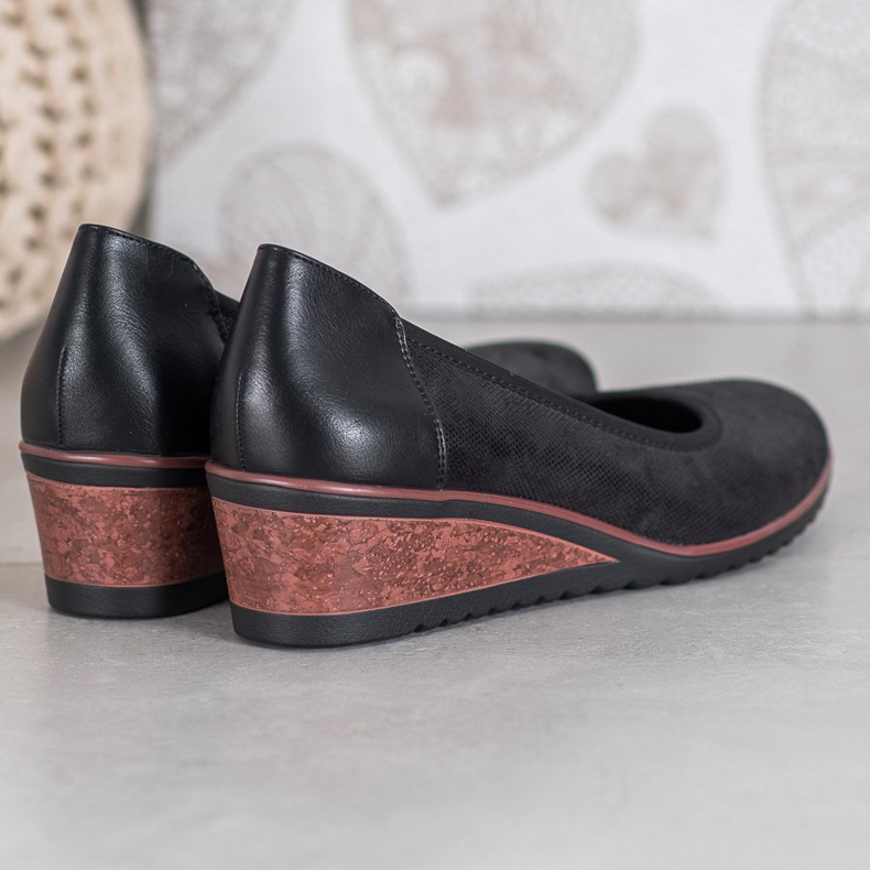 Elegante balerini VINCEZA negru 2