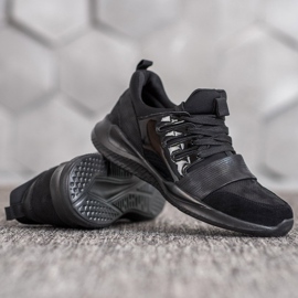 SHELOVET Pantofi sport de modă negri negru 1