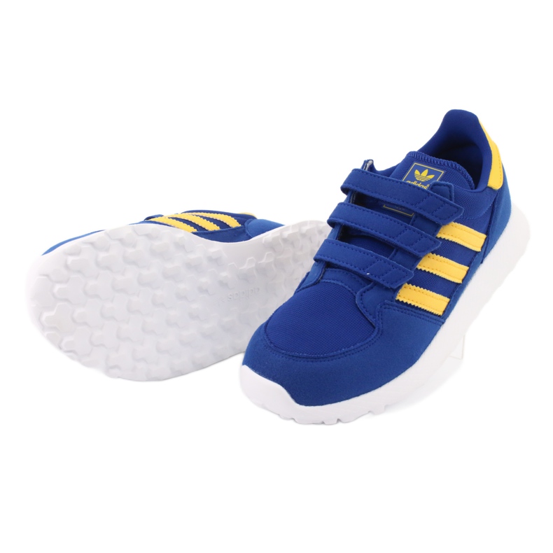 Adidas Originals Forest Grove Cf Jr CG6804 albastru galben 4