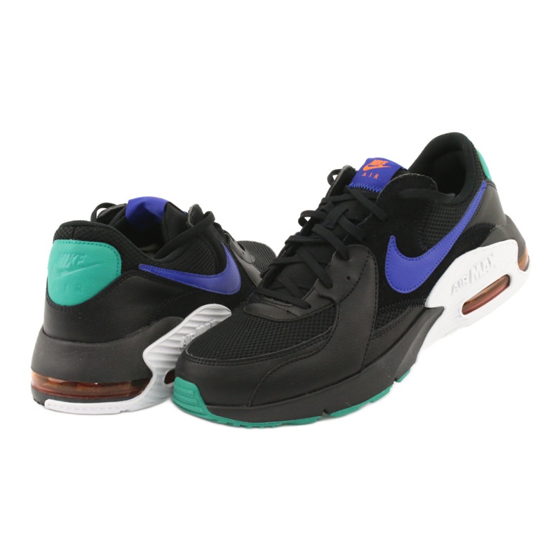 Pantofi Nike Air Max Excee M CD4165-002 negru albastru verde 4