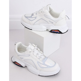 Pantofi sport albi BO-557 WHITE-H 1