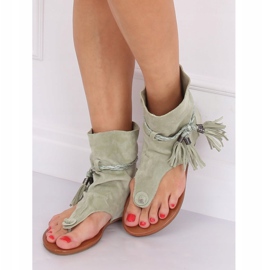 Flip-flops verzi cu ax SL1011 Verde 3