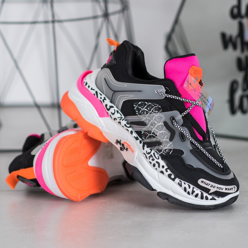 Bella Paris Adidași cu inserții colorate multicolor 1