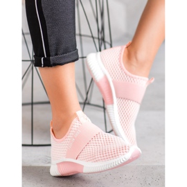 SHELOVET Pantofi de modă alunecați roz 2