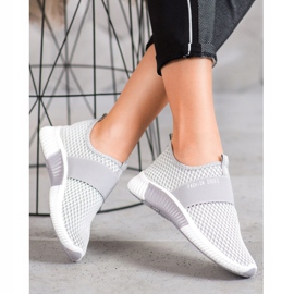 SHELOVET Pantofi de modă alunecați gri 2