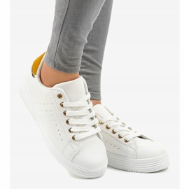 Adidași albi clasici pe platforma BK-52 2