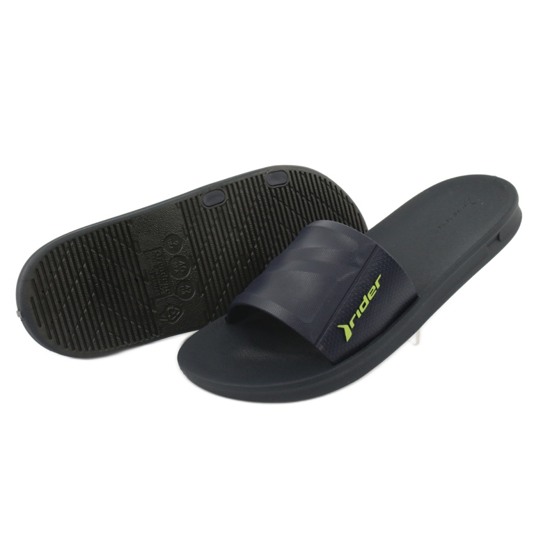 Papuci de piscină Rider 11578 bleumarin albastru marin verde 3