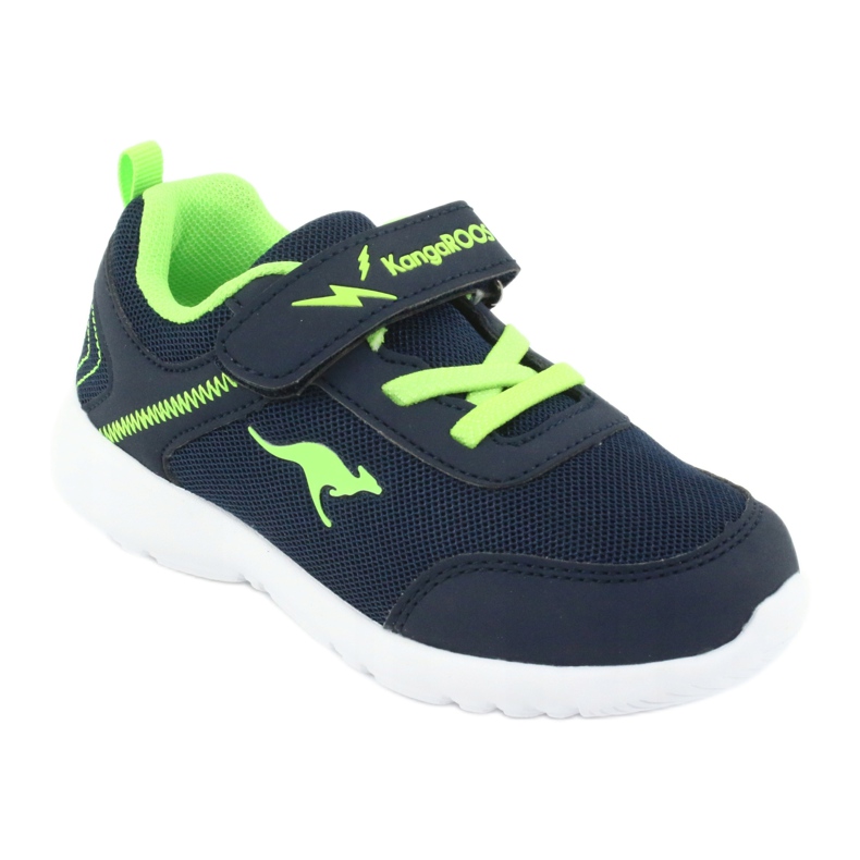 KangaRoos Pantofi sport pentru copii 02050 Navy Blue/Green albastru 1