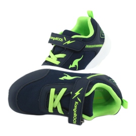 KangaRoos Pantofi sport pentru copii 02050 Navy Blue/Green albastru 5