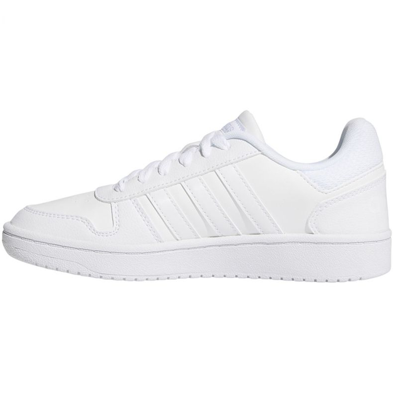Pantofi Adidas Hoops 2.0 K Jr F35891 alb 2