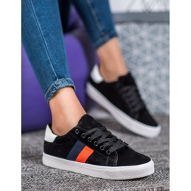 SDS Încălțăminte sport pe talpă groasă negru 1