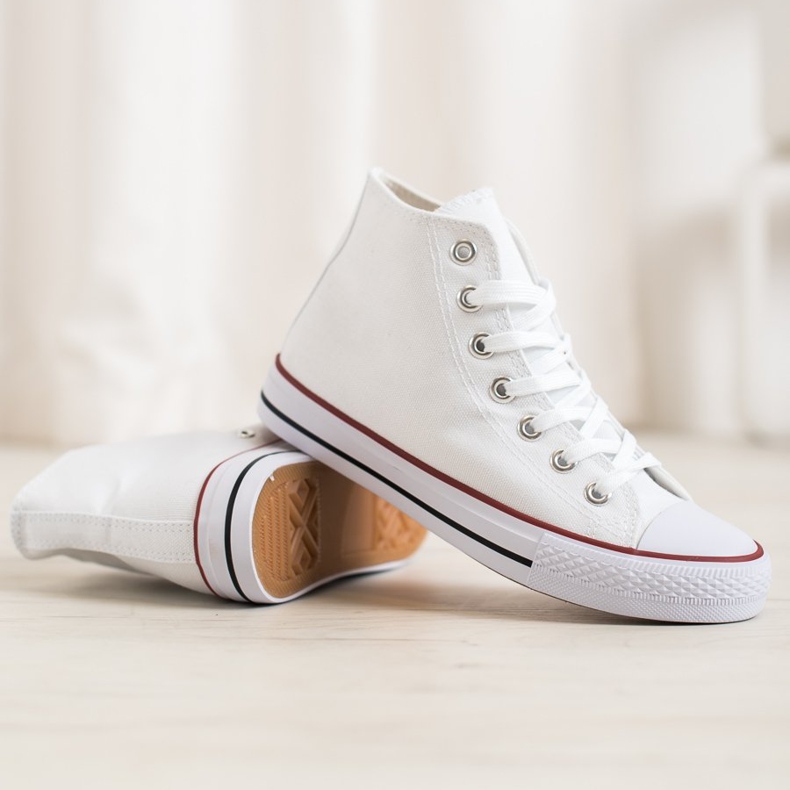 Super Me Adidași înalți alb 1