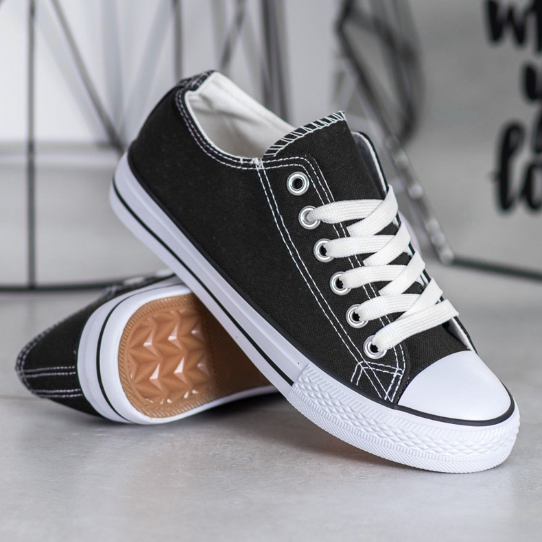 SDS Adidași din material textil negru 1 SDS Adidași din material textil negru 1