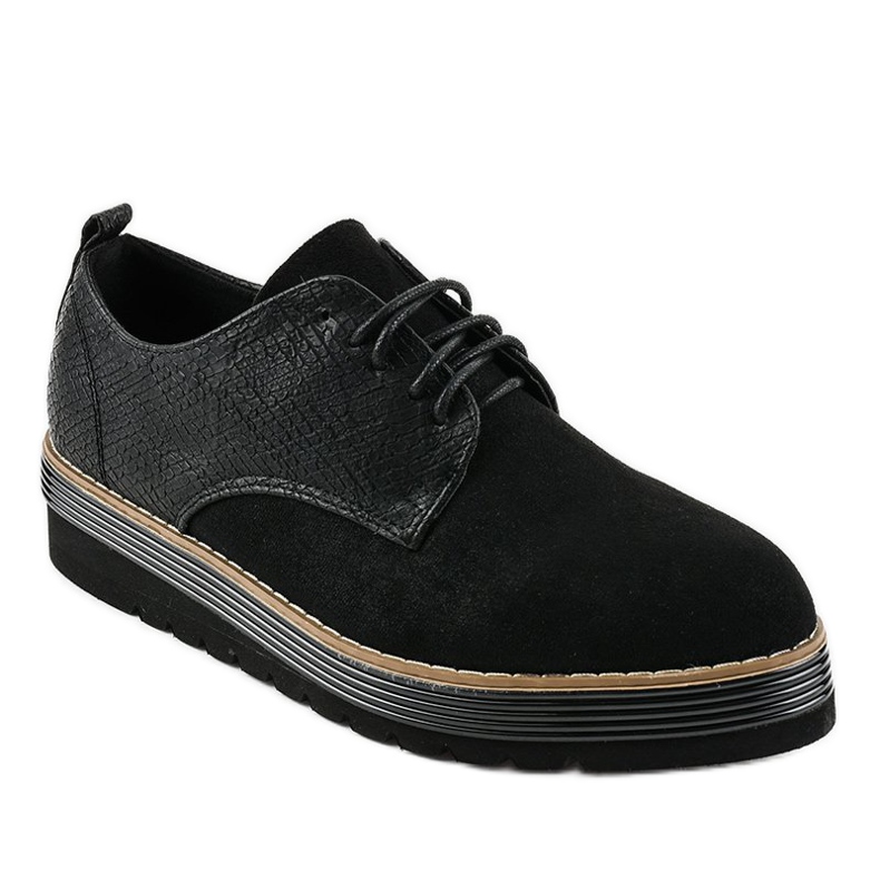Pantofi Jazz negri JN-31 negru 1