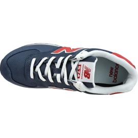 Pantofi New Balance M ML574SCJ albastru marin 2