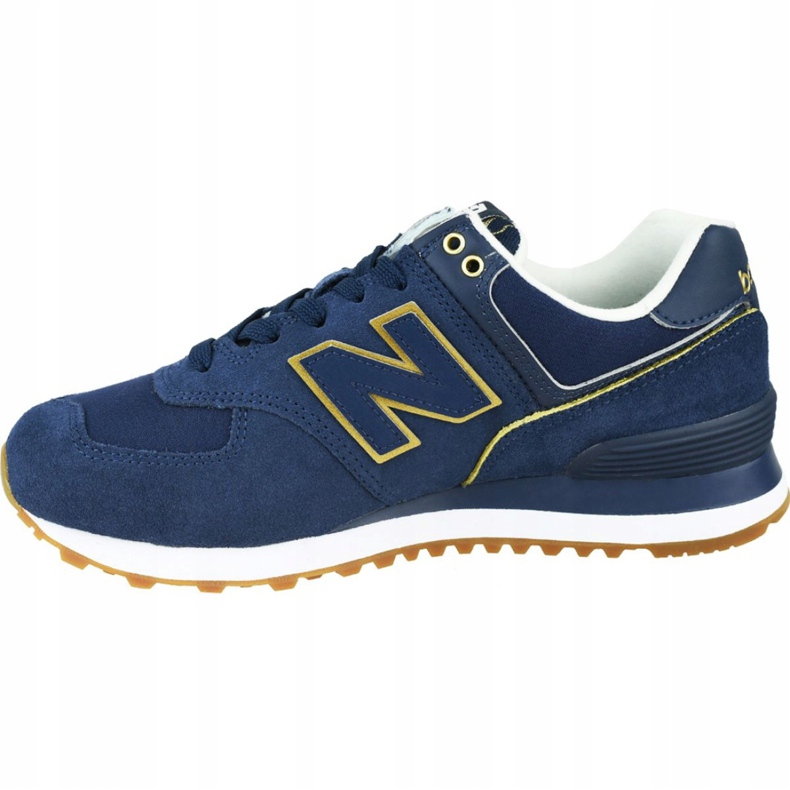 Pantofi New Balance W WL574SOC albastru marin 1
