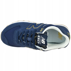 Pantofi New Balance W WL574SOC albastru marin 2