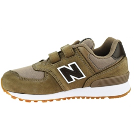 Pantofi New Balance Jr YV574PRB maro 1