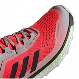 Pantofi Adidas Terrex Agravic Flow M EF2116 roșu gri multicolor 2