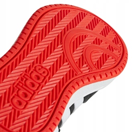 Încălțăminte adidas Hoops 2.0 Mfc C Jr B75960 alb negru 2