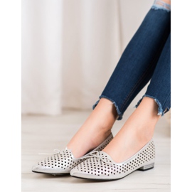 Goodin Balerine elegante ajurate gri 2 Goodin Balerine elegante ajurate gri 2