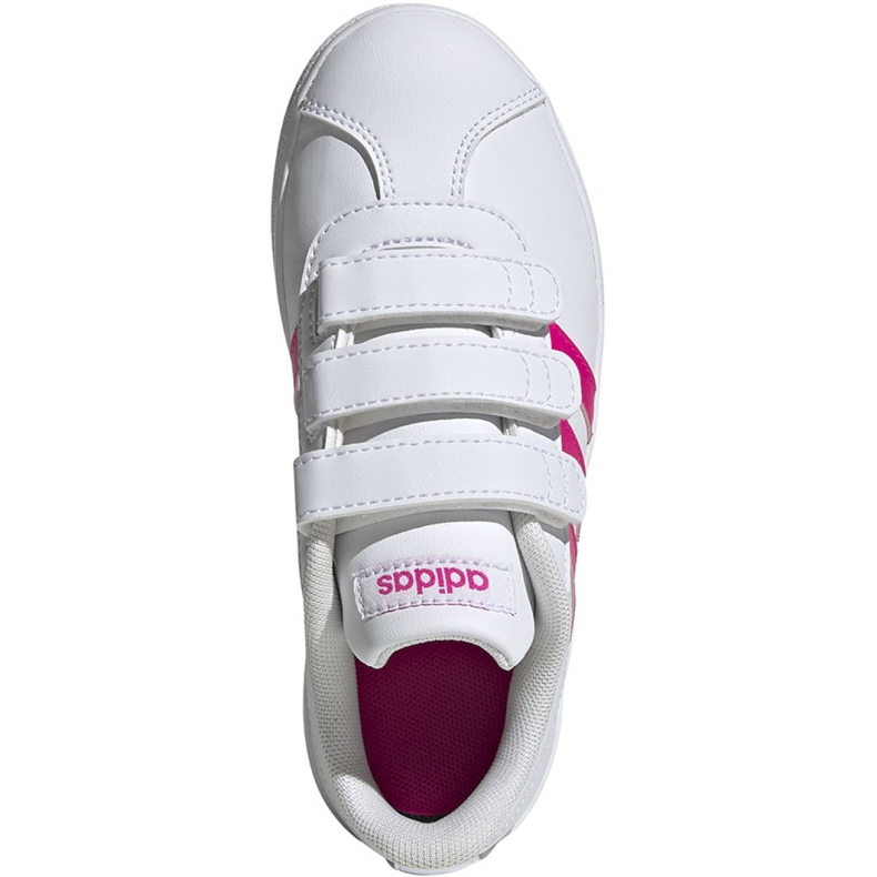 Pantofi Adidas Vl Court 2.0 Cmf C Jr EG3880 alb 1