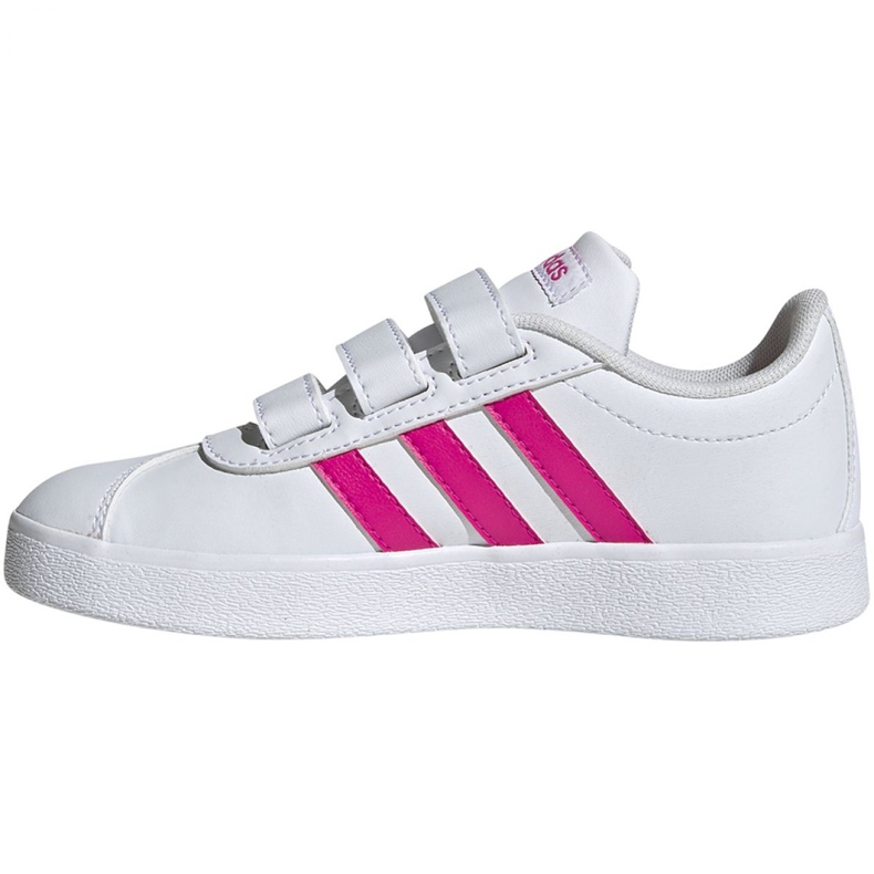 Pantofi Adidas Vl Court 2.0 Cmf C Jr EG3880 alb 2