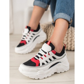 SHELOVET Adidași eleganți alb 1 SHELOVET Adidași eleganți alb 1