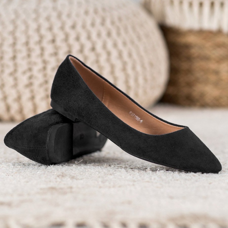SHELOVET Ballerina In Spitz negru 1