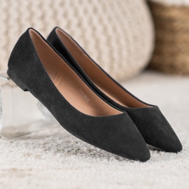SHELOVET Ballerina In Spitz negru 2