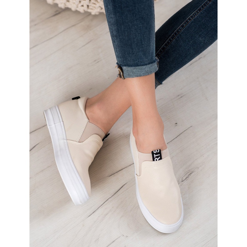 Bona Pantofi Slip Slip On maro 1
