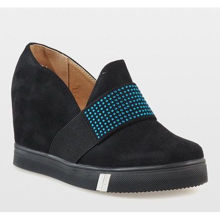 Pompe negre pe pană T1715-1 negru 1