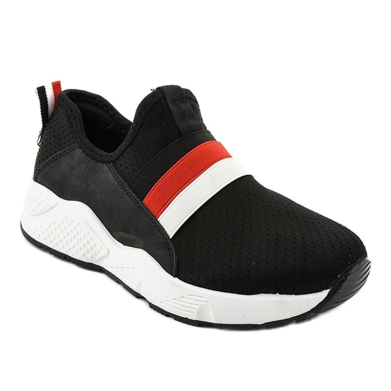 Încălțăminte sport neagră slip-on NB256P-1 negru 1 Încălțăminte sport neagră slip-on NB256P-1 negru 1