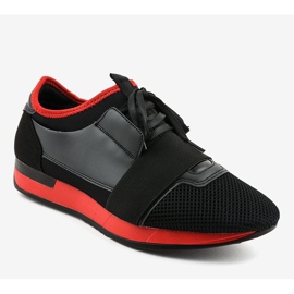Pantofi sport bărbați negri B18-101 negru 1