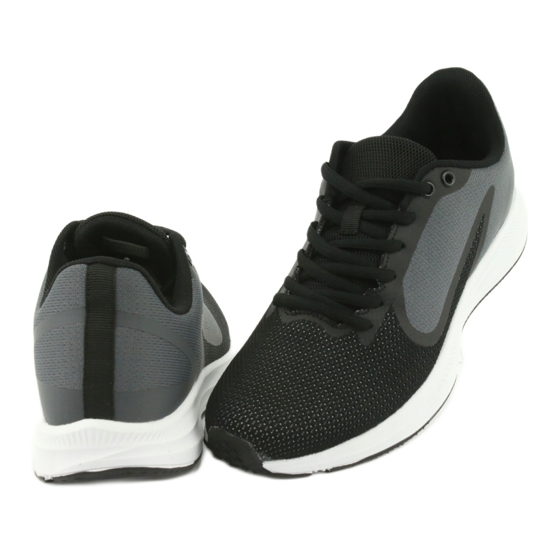 Pantofi sport pentru bărbați Atletico 1857335, negru și gri 4