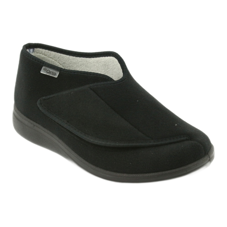 Papuci bărbați Dr.ORTO Befado cu Velcro 071M001 negru 1
