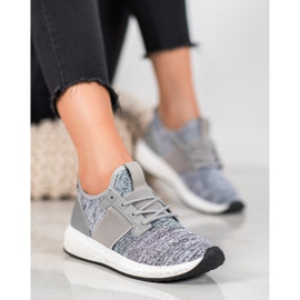 Bona Încălțăminte sport pe platformă gri 1