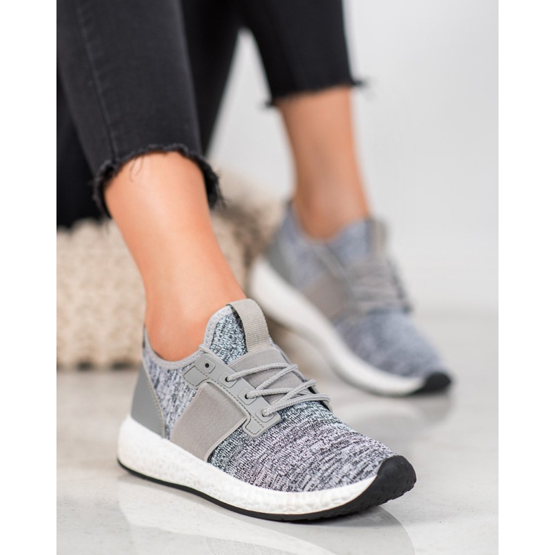 Bona Încălțăminte sport pe platformă gri 1