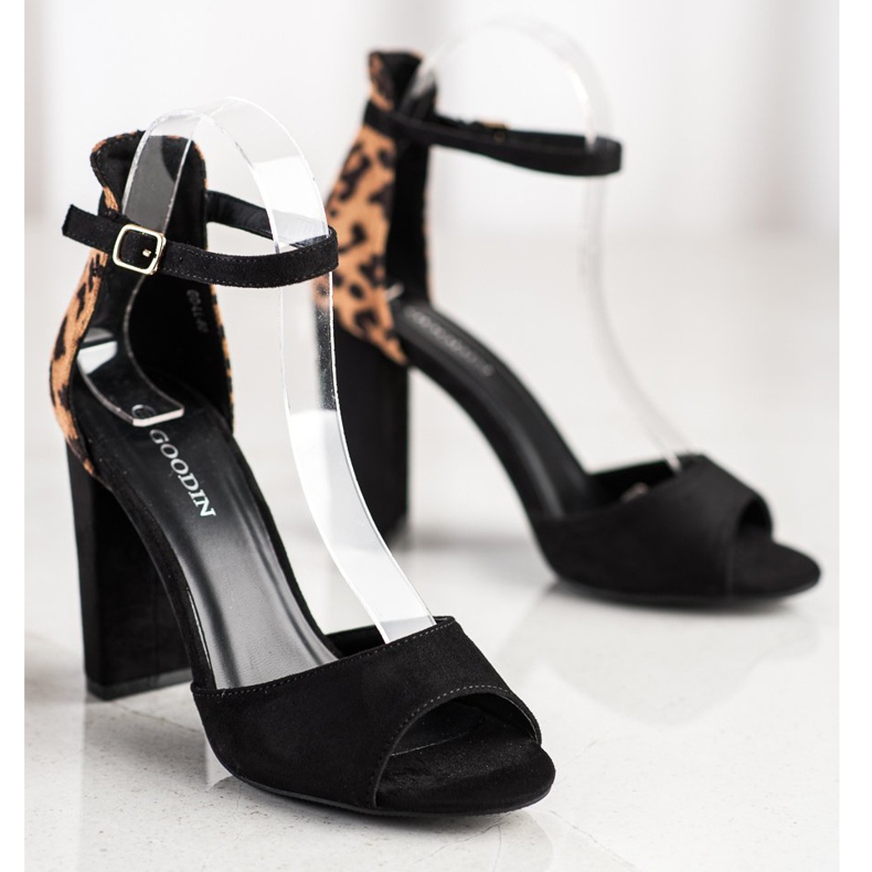 Goodin Pompe cu buline maro negru 2