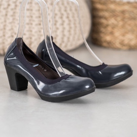 SHELOVET Pompele casual confortabile albastru 2