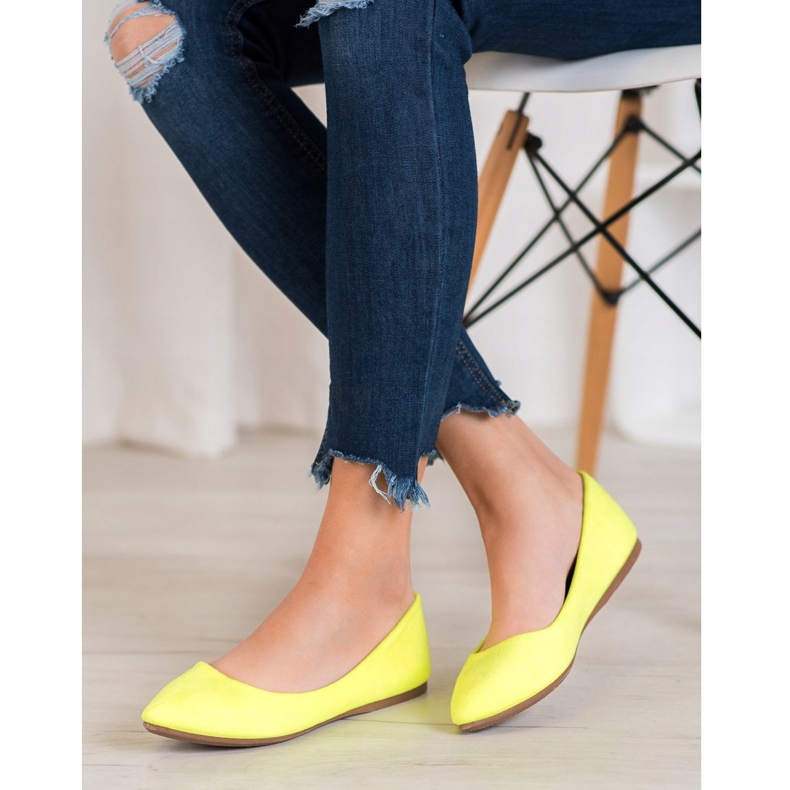 Seastar Balerine cu neon galben 2 Seastar Balerine cu neon galben 2