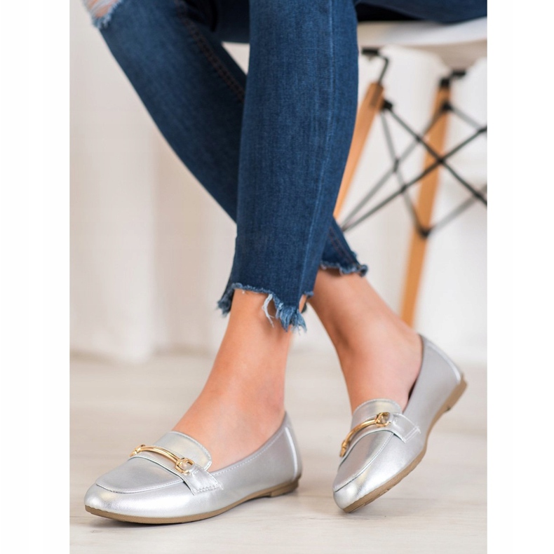 Fama Balerină casuală cu ornament gri 2