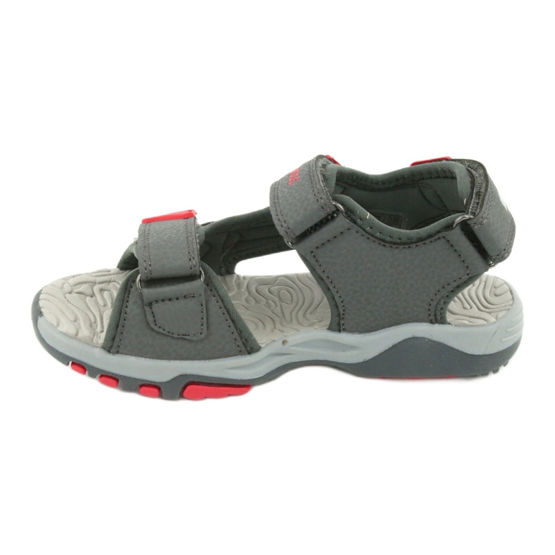 KangaRoos Sandals Boys 'Grey-Red Foam Insert 18337 gri 2