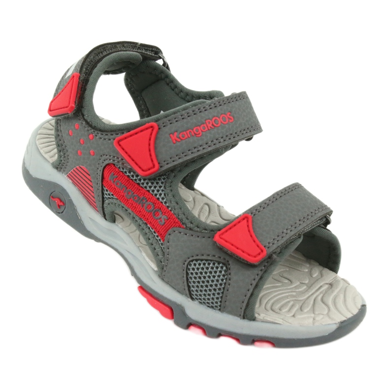 KangaRoos Sandals Boys 'Grey-Red Foam Insert 18337 gri 1