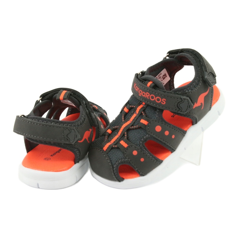 Sandale sport Kangaroos 02035 portocale gri 4