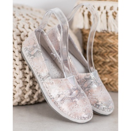 Slip din piele VINCEZA multicolor 2