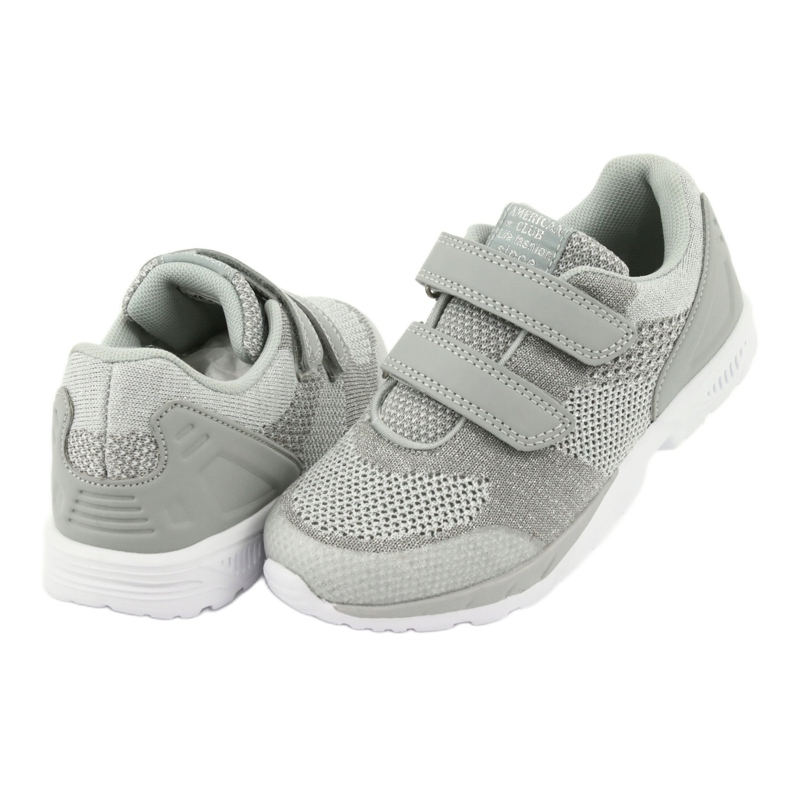 Sporturi pentru fete ADI American Club ES16 gri argintiu 4