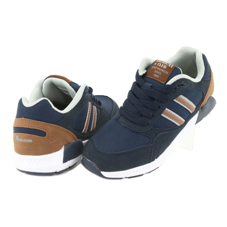 Pantofi sport Navy American Club BS10 albastru 4 Pantofi sport Navy American Club BS10 albastru 4
